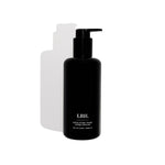LBH Skincare Exfoliating Toner in black glass bottle with top pump