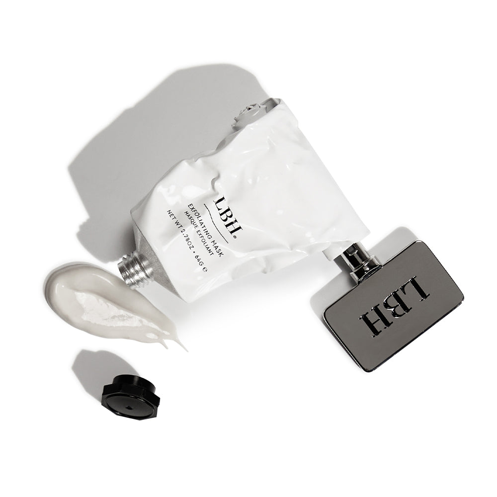 LBH Skincare Key to use on Exfoliating Mask tube