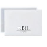 LBH Skincare gift card with signature minimal branding